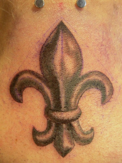 Fleur De Lis Symbol Tattoo Design