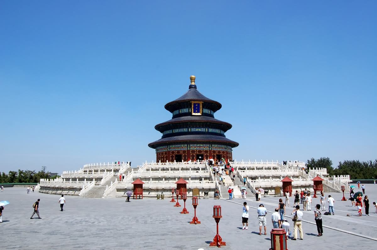 Front Picture Of Temple of Heaven, China