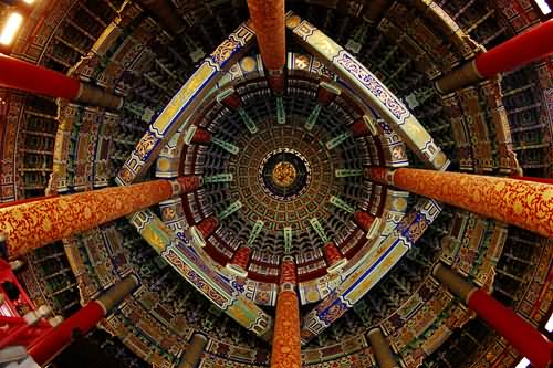 Inside View Of The Temple of Heaven, Beijing