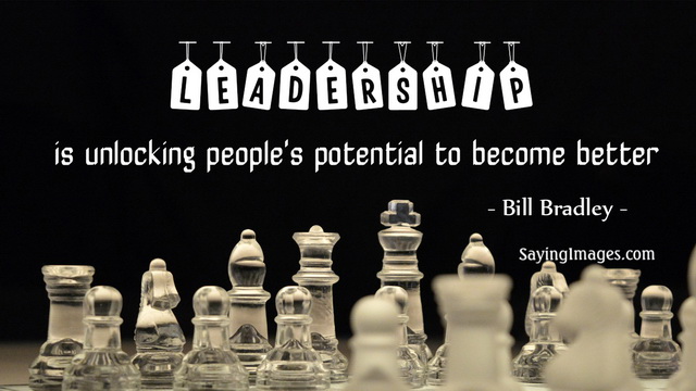 Leadership is unlocking people's potential to become better.