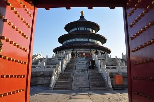 Main Gate Of The Temple of Heaven, Beijing