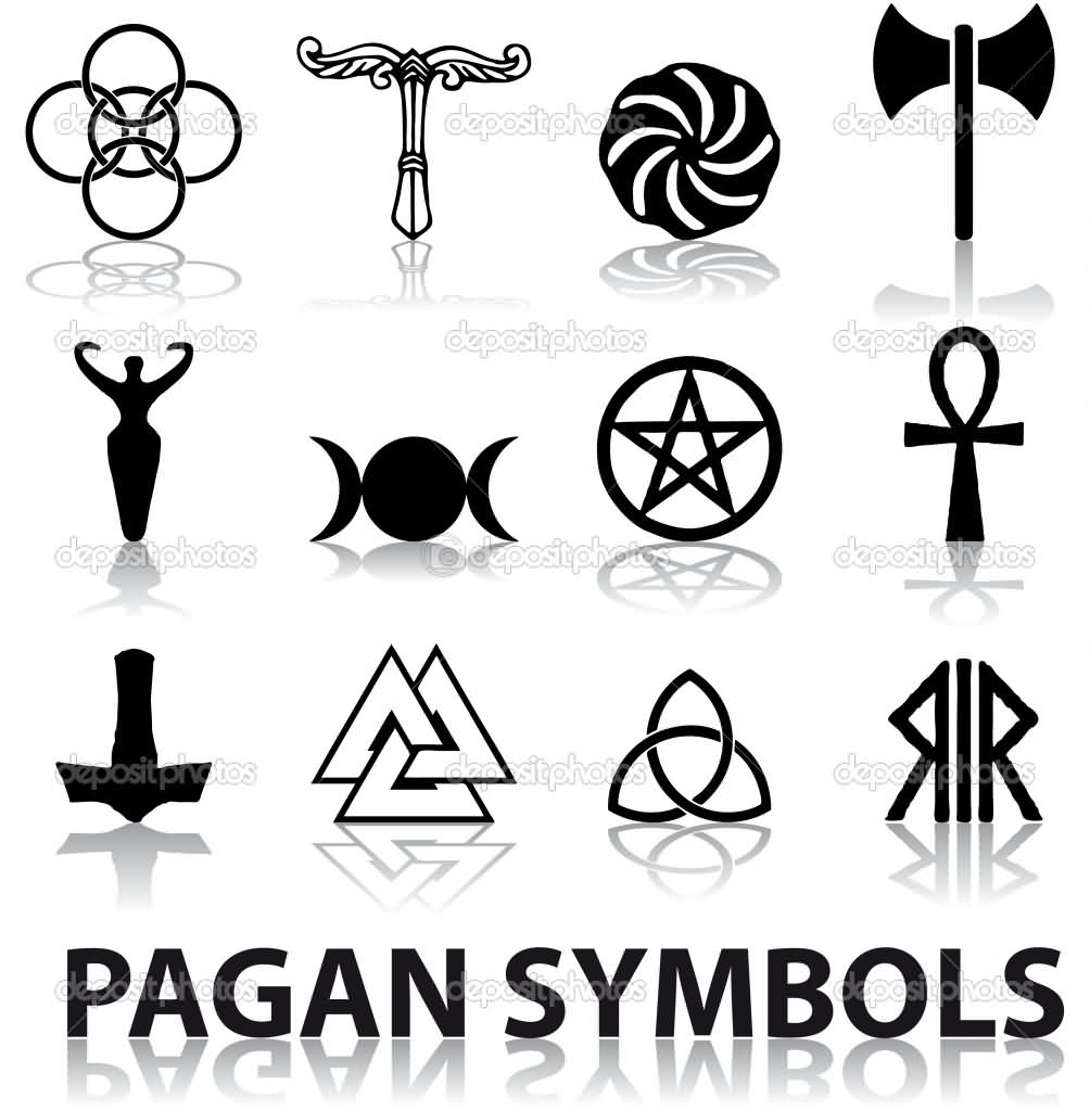 Pagan Symbol Tattoo Flash