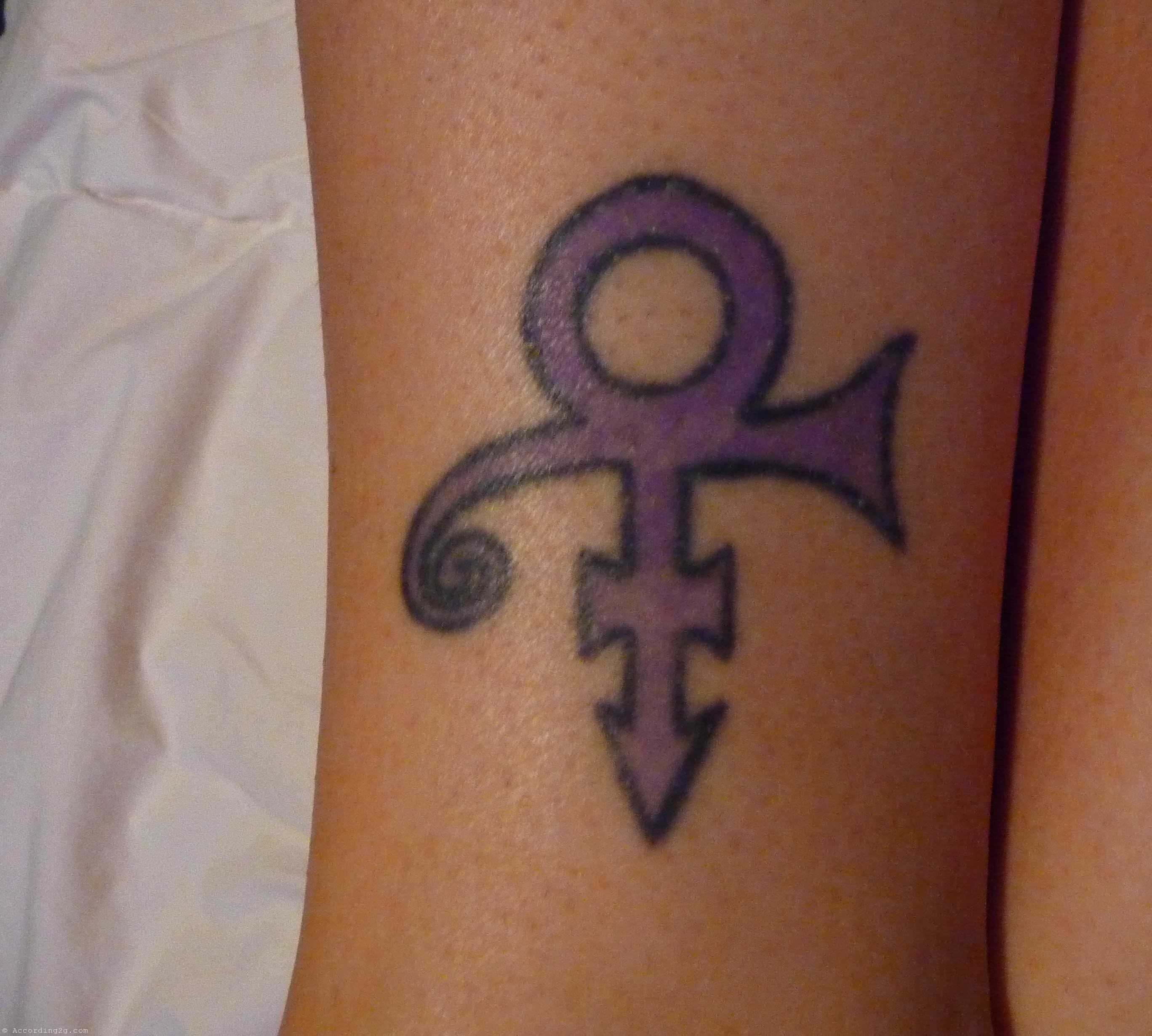 Prince Symbol Tattoo Design