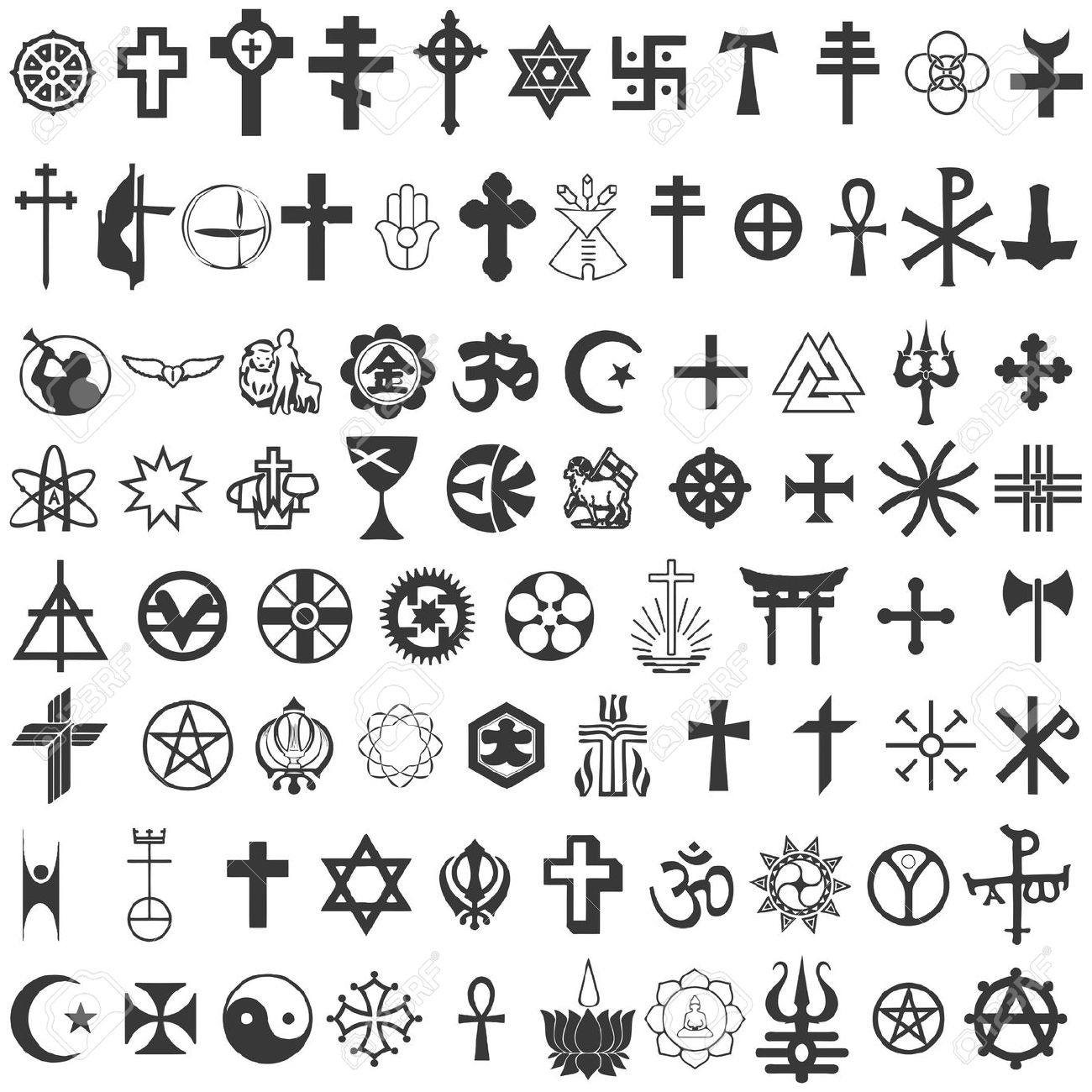 religious symbol tattoos