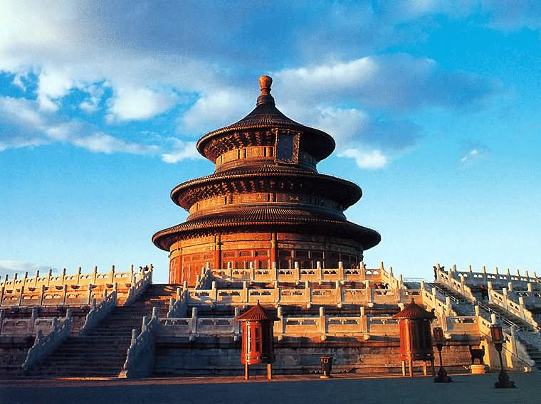 Sunset View Of The Temple of Heaven, Beijing