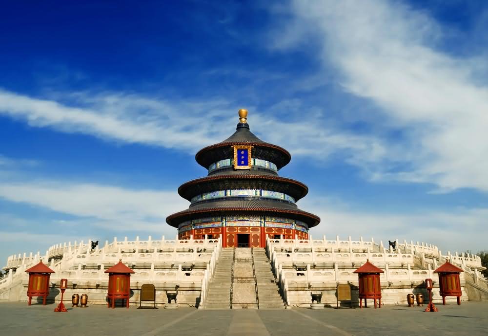 Temple of Heaven In China Front Picture