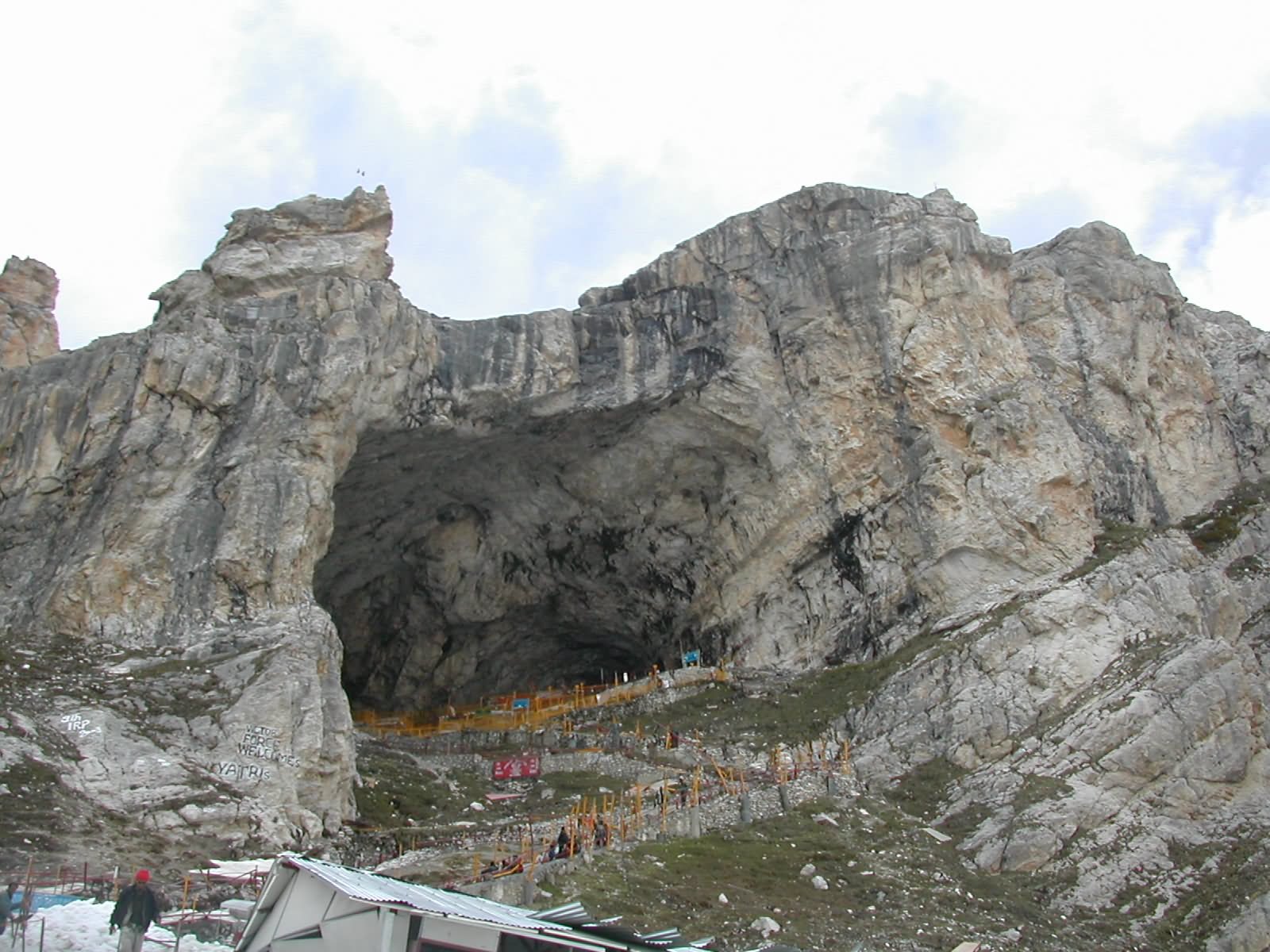 The Cave At The Amarnath Temple