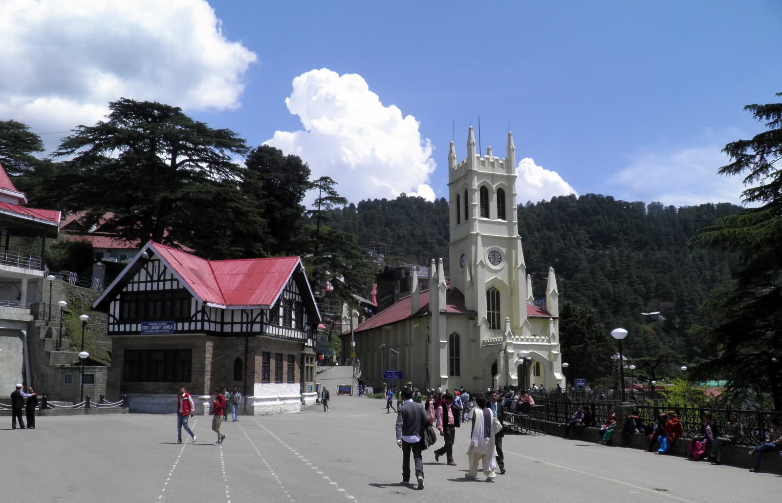 The View Of Christ Church At The Ridge, Shimla