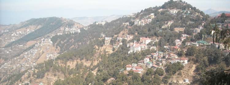 View Of Shimla Hill Station From Ridge