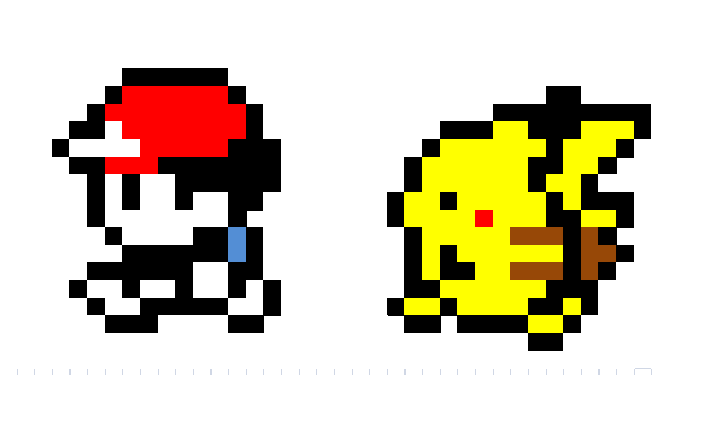 8 Bit Ash And Pikachu Tattoo Design By Navia274