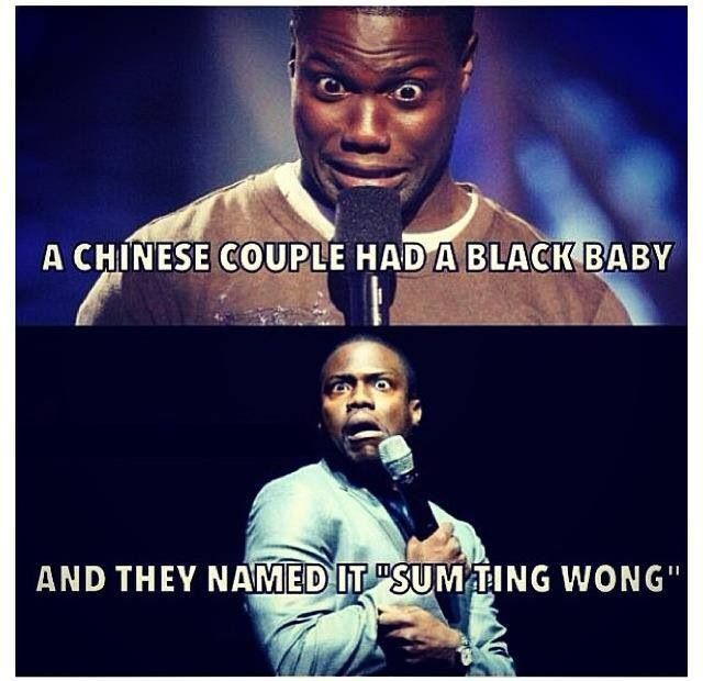 A Chinese Couple Had A Black Baby Funny Couple Meme Image