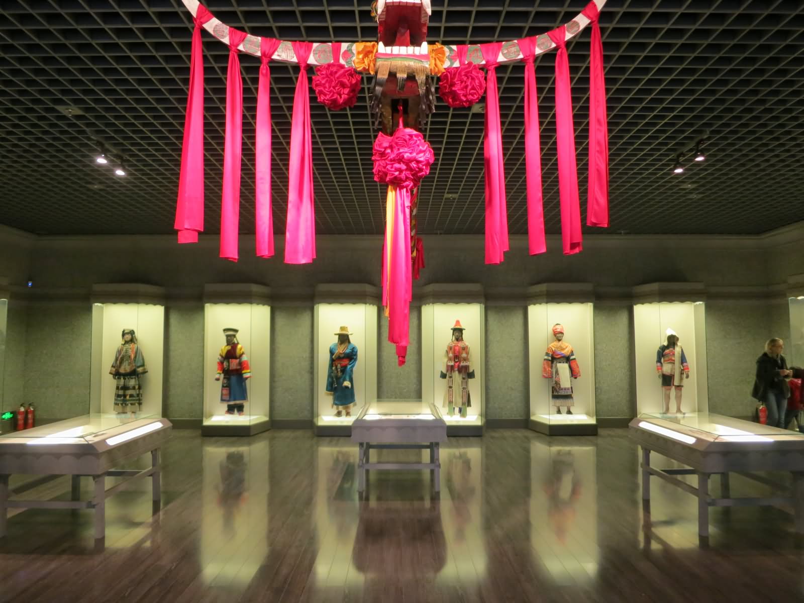 A Variety Of Tribal Outfits Inside The Shanghai Museum