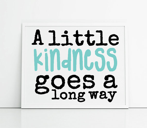 A little kindness goes a long way