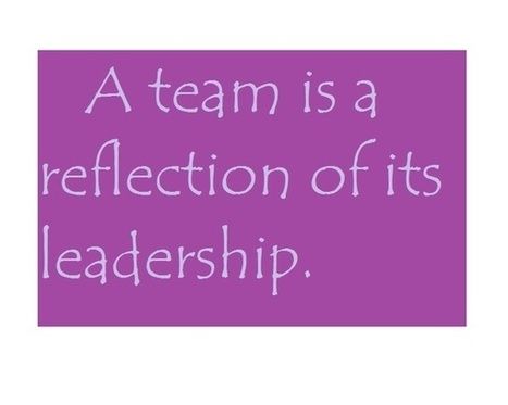 A team is a reflection of its leadership