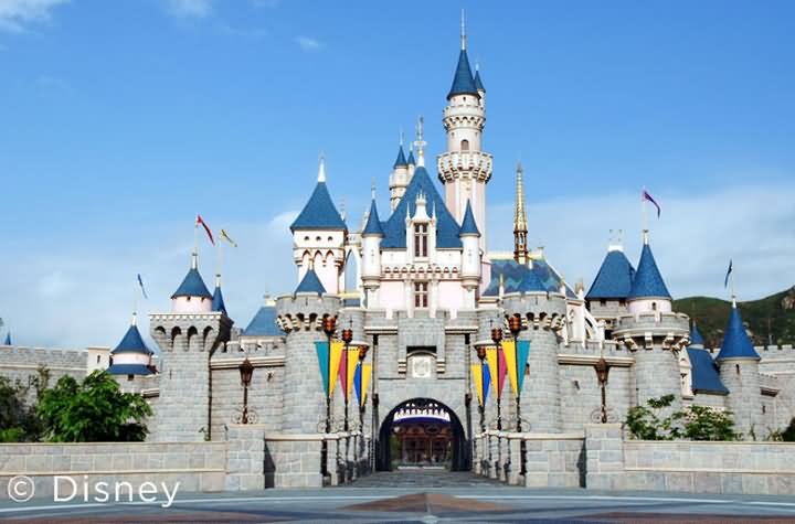 Adorable Front Picture Of The Disneyland Hong Kong