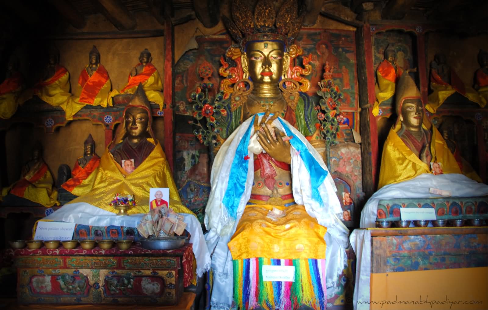 Adorable Sandalwood Statues Inside The Potala Palace