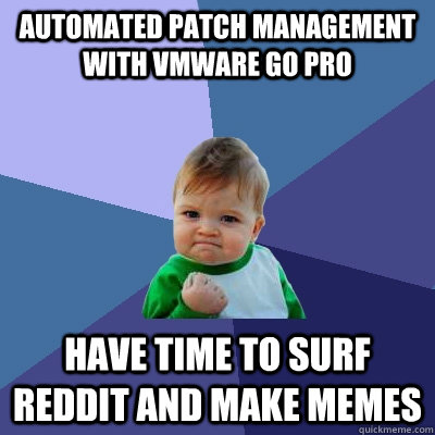 Automated Patch Management With Vmware Go Pro Funny Surfing Meme Image