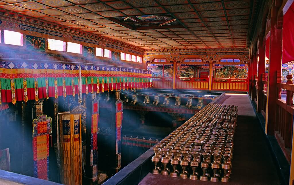 Beautiful Inside View Of The Potala Palace, Tibet