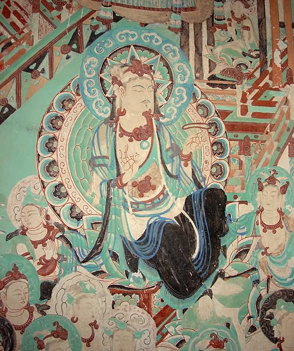 Beautiful Painting Inside The Mogao Caves