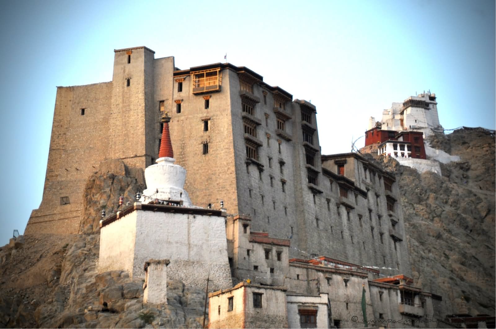 Beautiful Side View Of The Leh Palace