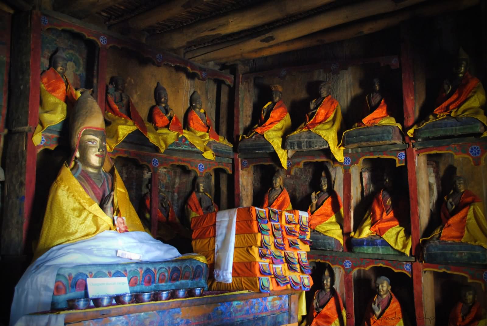 Beautiful Statues Inside The Potala Palace In Tibet