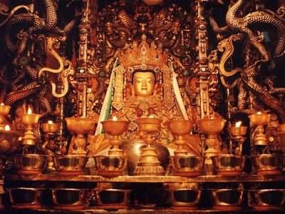 Beautiful Statue Inside The Potala Palace, Tibet
