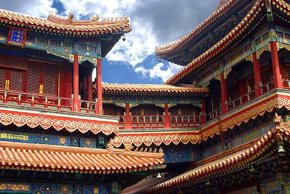 Beautiful Yonghe Temple In Beijing