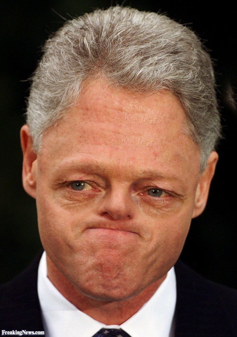 Bill Clinton With Sloth Face Funny Picture For Whatsapp
