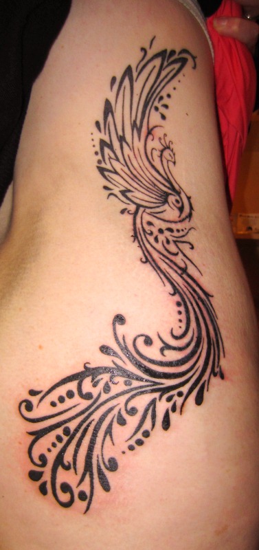 Girl phoenix tattoo 110 Meaningful