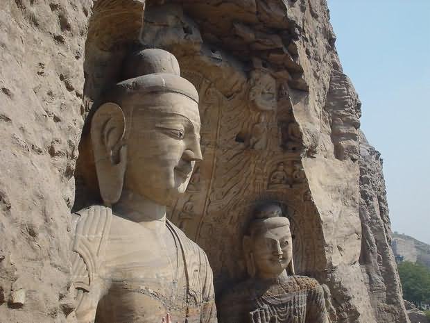 Buddhist Figures At The Mogao Caves, China