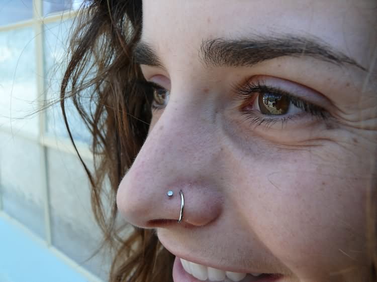 Double Nose Piercing For Young Girls