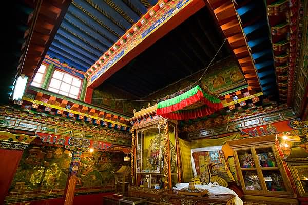 Drepung Monastery Inside The Potala Palace In Tibet