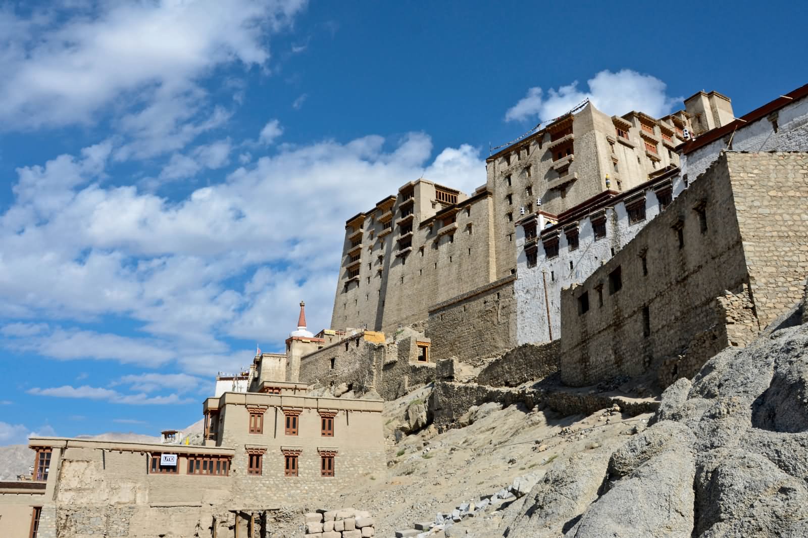 Eastern Side View Of The Leh Palace