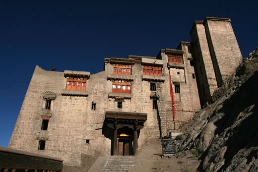 Entrance Of The Leh Palace In Leh