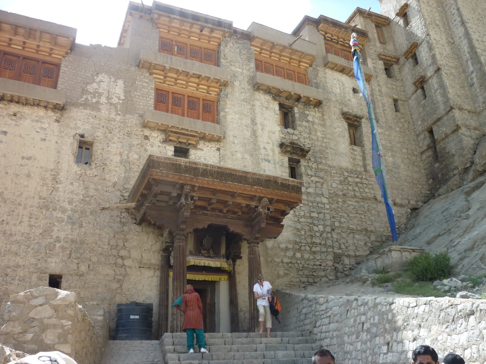 Entrance To Leh Palace Picture