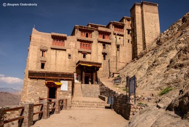 Entrance To The Leh Palace In Leh