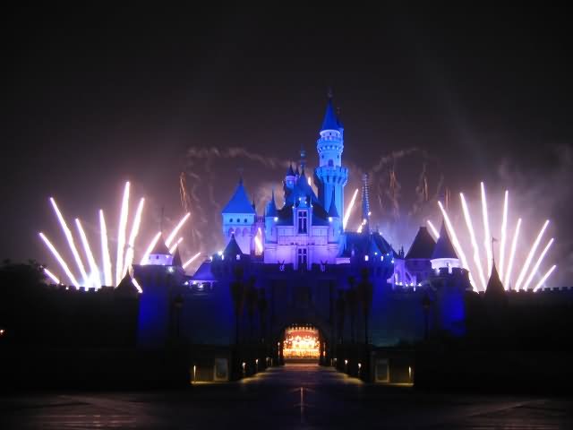 Fireworks Over The Disneyland Hong Kong