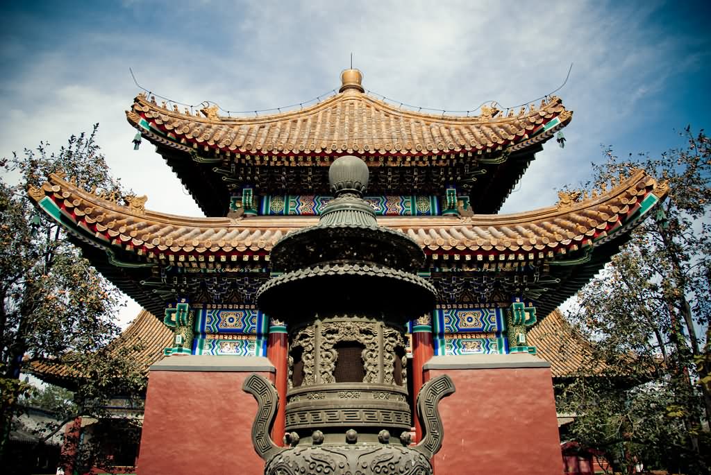 Front Picture Of The Yonghe Temple