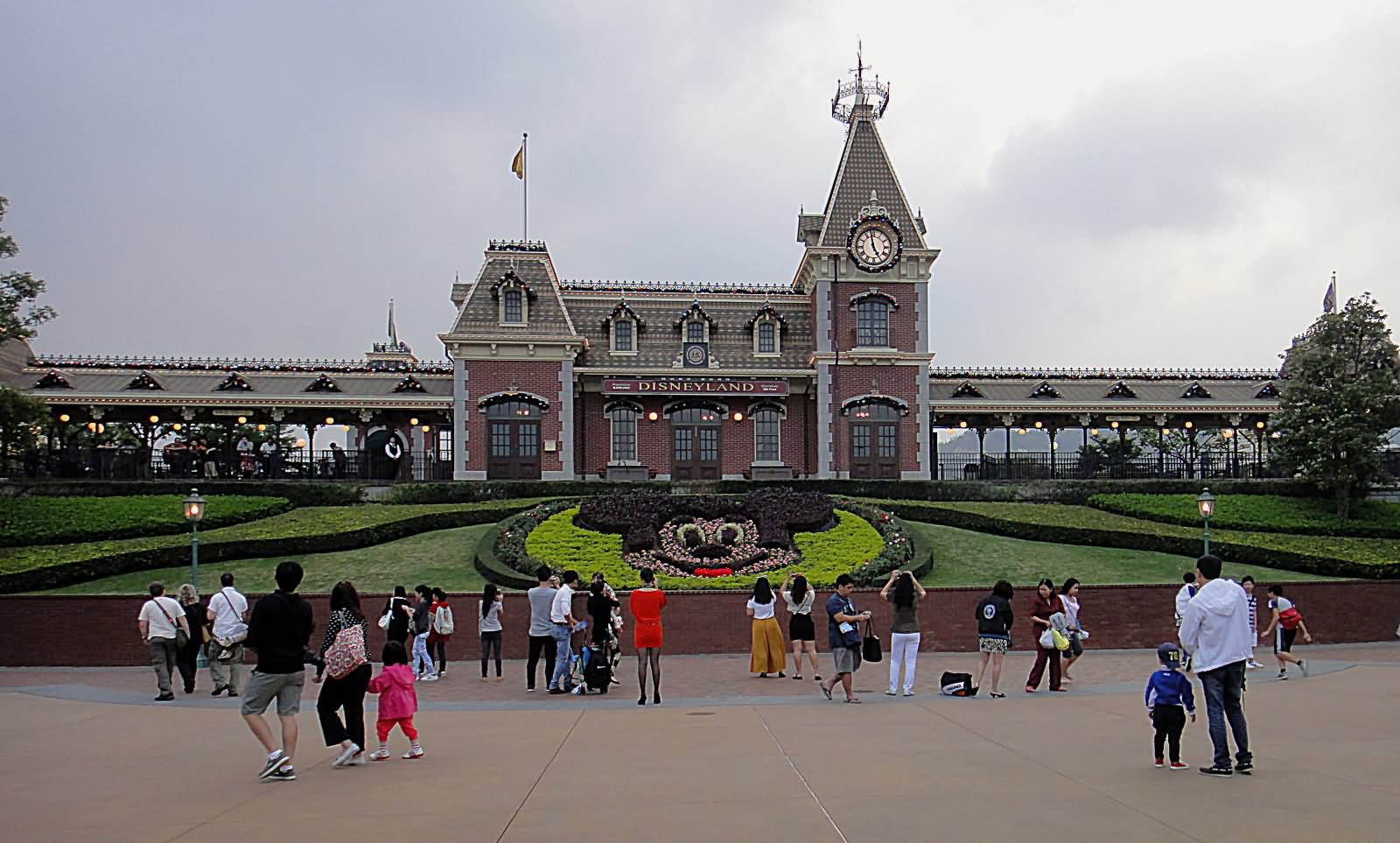 Front View Of Hong Kong Disneyland