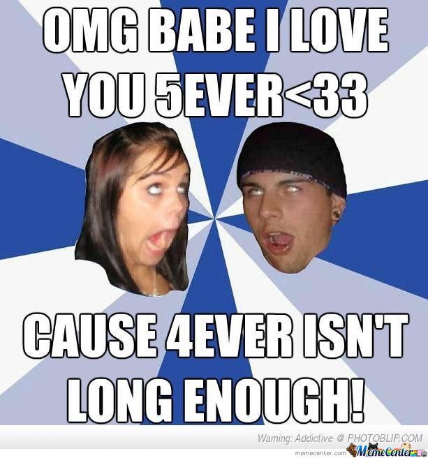 Funny Couple Meme Cause 4Ever Isn't Long Enough Picture