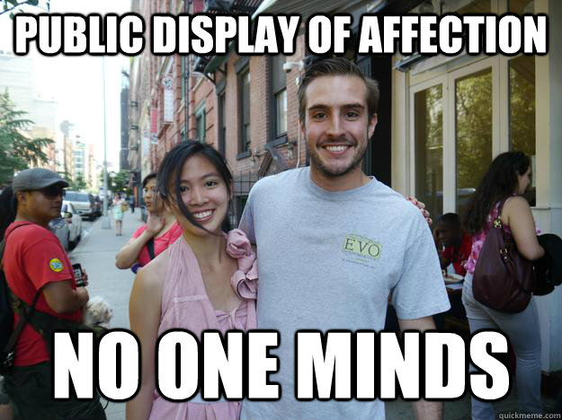 Funny Couple Meme Public Display Of Affection Picture.
