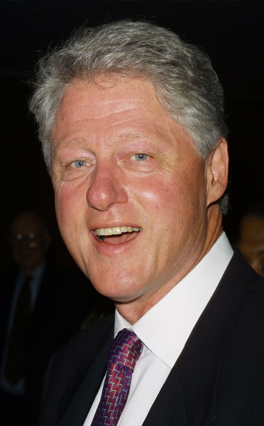 Funny Open Mouth Bill Clinton Face Picture