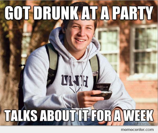 Funny Party Meme Got Drunk At A Party Picture