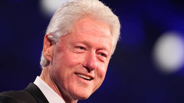Funny Sweet Smiling Bill Clinton Face Picture