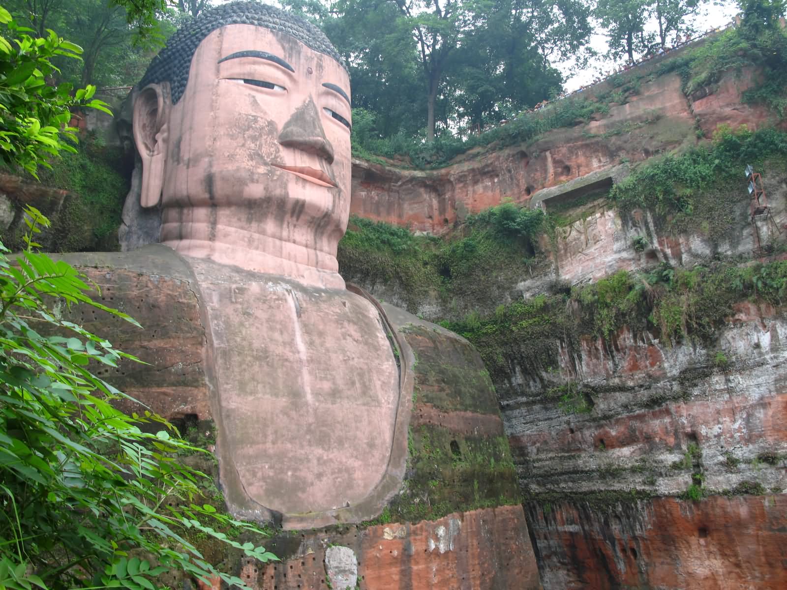 Giant Buddha Statue In Leshan, China