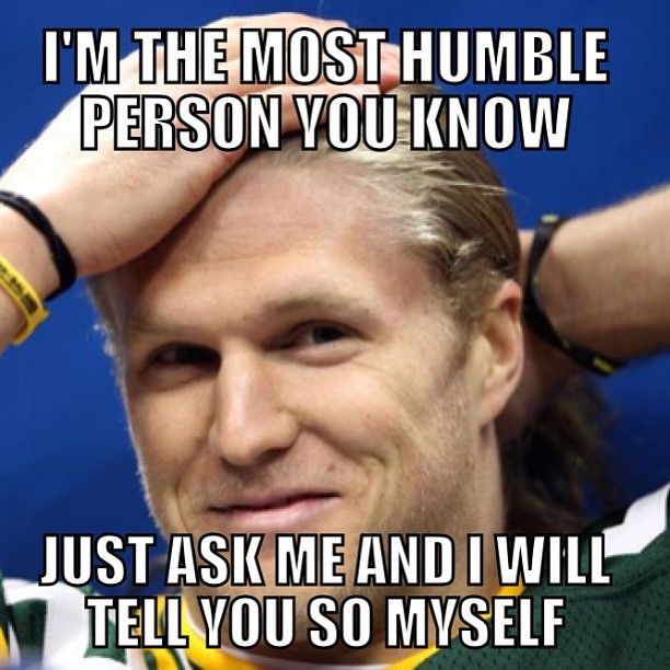 I Am The Most Humble Person You Know Funny Mullet Meme Image