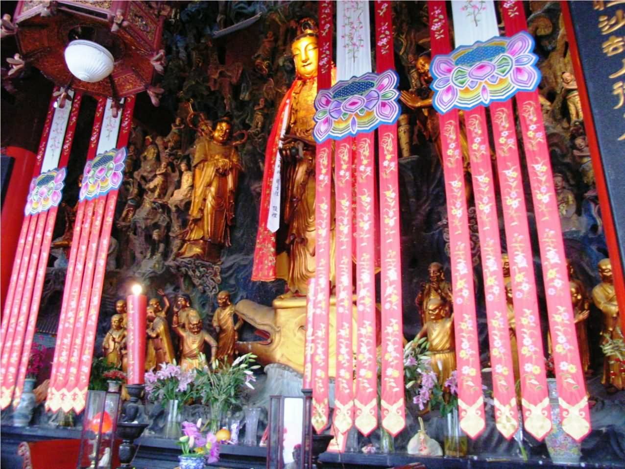 Inside The Jade Buddha Temple In Shanghai