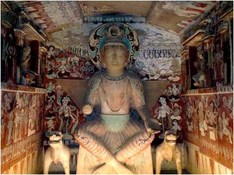 Inside The Mogao Caves In Dunhuang