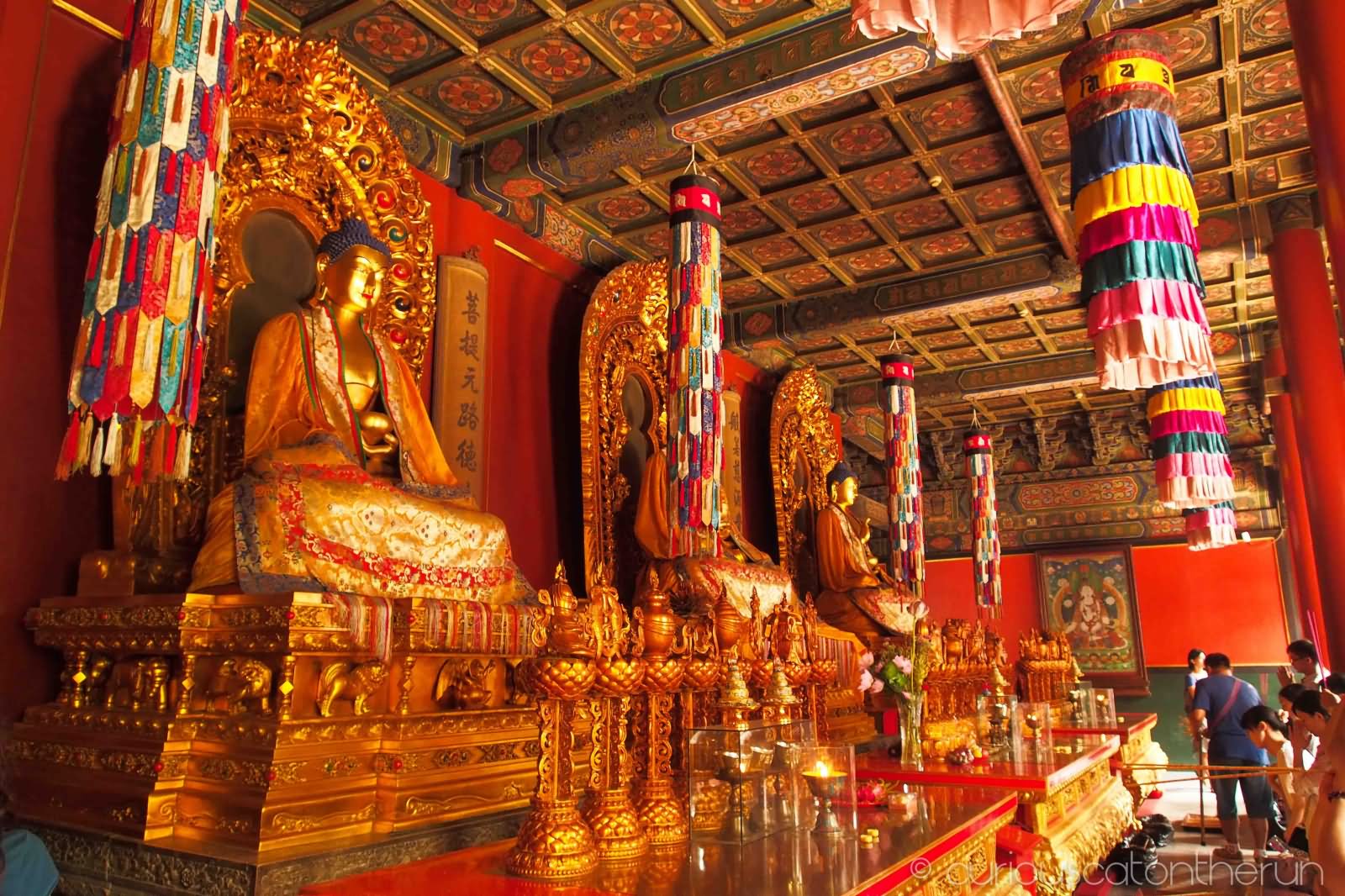 Inside View Of The Yonghe Temple, Beijing