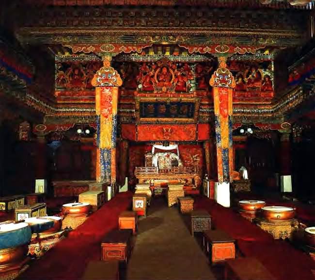Interior View Of The Potala Palace, Tibet